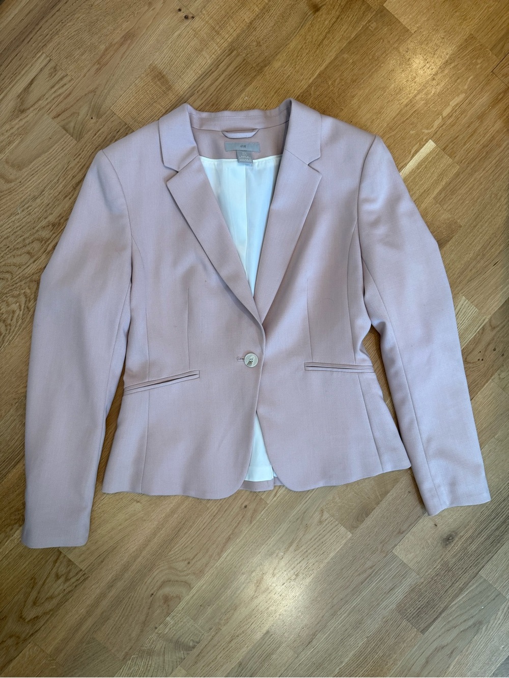 H&M Women's Dusty Pink Tailored Blazer - Picture 7 of 13